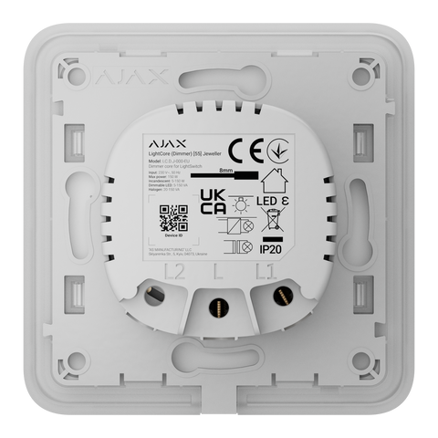 AJAX LightSwitch (1-gang) Dimmer